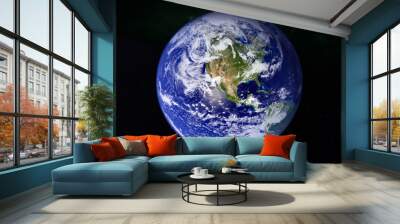 planet Earth in galaxy space Wall mural