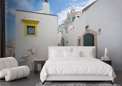 Peschici (Puglia, Italy) - View of the little picturesque village in south Italy Wall mural