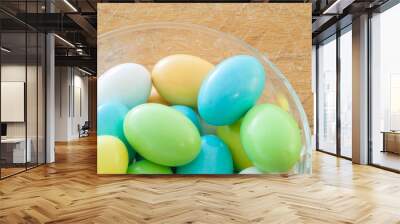 chocolate eggs for easter Wall mural