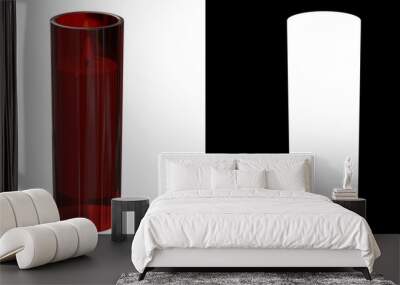 3D rendering illustration of a votive candle Wall mural