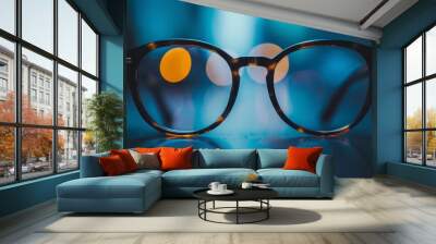 glasses generative ai Wall mural