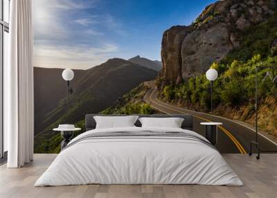 mountain pass Wall mural