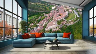 View of Frias, Burgos, Castilla y Leon, Spain Wall mural