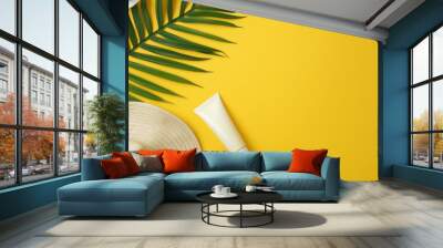 summer color wallpaper background cosmetics advertisement and beach Wall mural