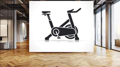 exercise bike machine icon isolated Wall mural