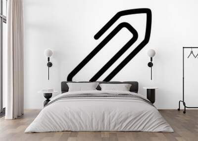 paper clip icon Wall mural