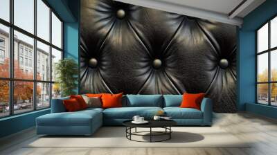 leather chair texture close up Wall mural