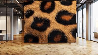 leopard fur texture Wall mural