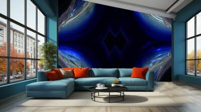 abstract illustrated glass object Wall mural