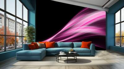 Romantic wave background design with space for your text Wall mural