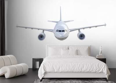 3D rendering of an isolated flying plane ready to use Wall mural