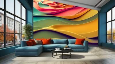 Autumn colorimetry Wall mural