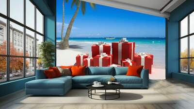 beach gift Wall mural