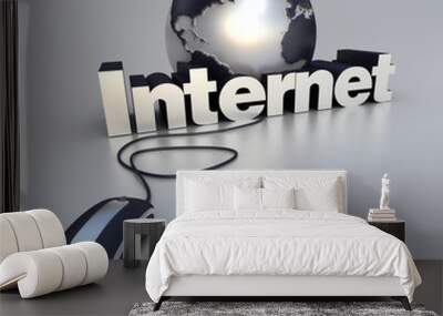 earth internet 2 Wall mural