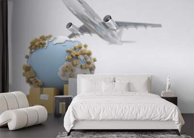 international goods transport Wall mural