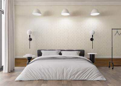 Modern Empty room Wall mural