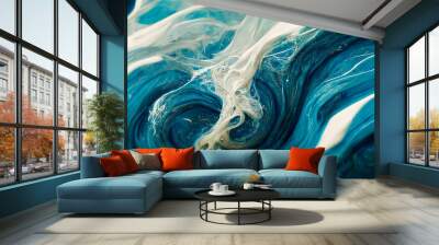 Ocean blue Wall mural