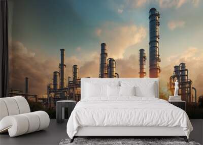 Petrochemical industry Wall mural