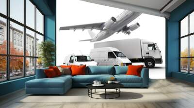 transportation fleet Wall mural