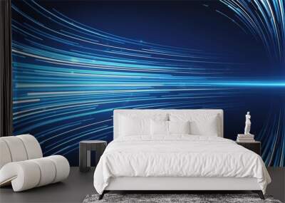 blue background Wall mural