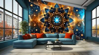 fractal background Wall mural