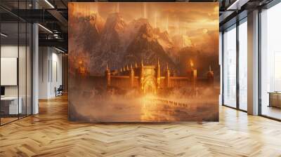 Valhalla Awaits: Warriors' Eternal Home Wall mural