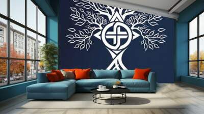 Valhalla Awaits: Warriors' Eternal Home Wall mural