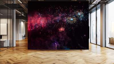 fireworks Wall mural