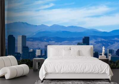 Denver Skyline Wall mural