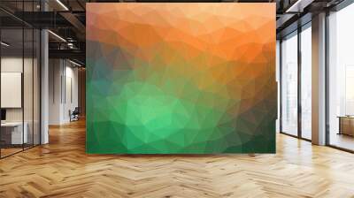 Polygonal background Wall mural