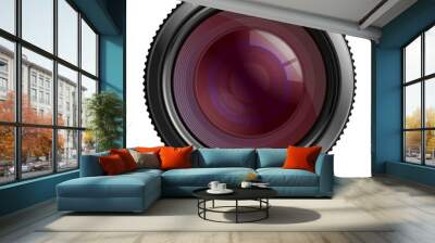 A camera lens vector illustration Wall mural