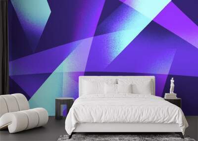 abstract gradient background with polygonal shape pattern. creative illustration of trendy geometric texture for background and wallpaper. Wall mural