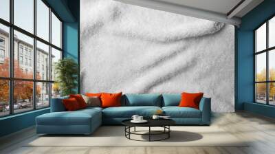 Abstract texture towel fabric for background Wall mural