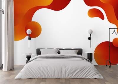 fluid frame copy space background Wall mural