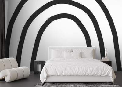 Rainbow Tattoo Illustrations Wall mural