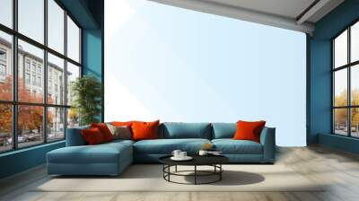 transparent blue element Wall mural