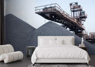 iron ore crusher machine Wall mural