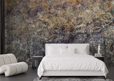 The texture of the granite stone Wall mural