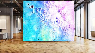 Colorful fizzy bath bomb backdrop Wall mural