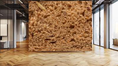 Close-up of baked bread dough Wall mural