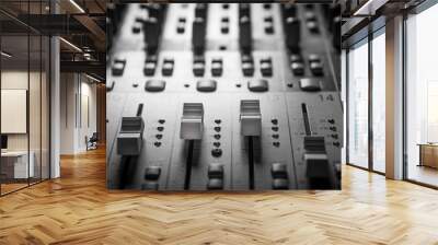 Sound music mixer control panel Wall mural