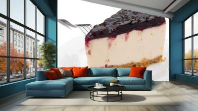 blue berry cheese cake Wall mural