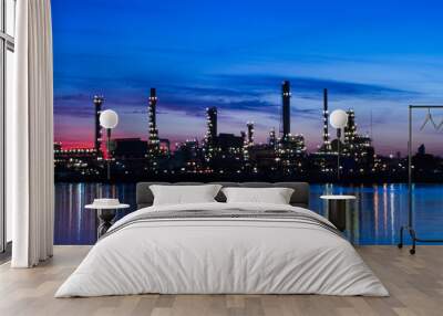 Oil refinery Wall mural