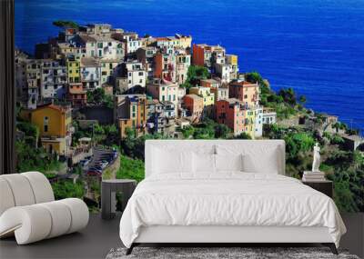 Corniglia  - scenic village in Cinque terre, Italy Wall mural