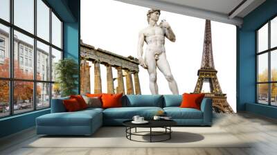 european travel background Wall mural