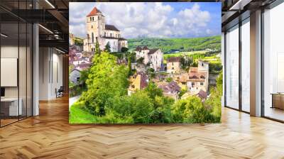 Saint-Cirq-Lapopie -one of the most beautiful villages of France Wall mural