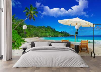 Seychelles - tropical paradise Wall mural