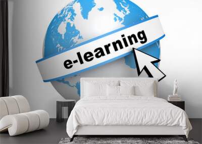 e learning Wall mural