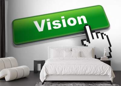 vision concept 3d illustration isolated Wall mural