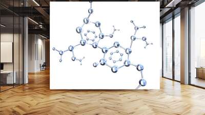 Abstract molecular structure Wall mural